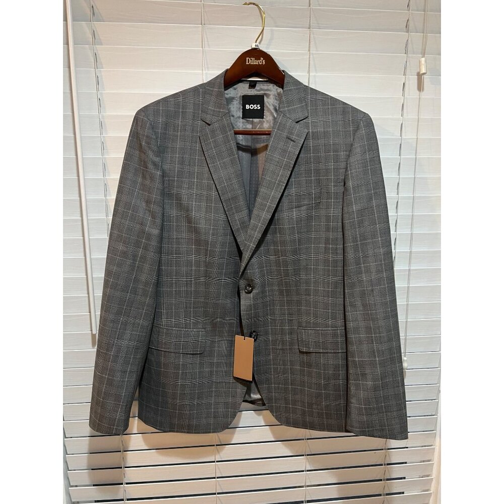 Hugo Boss Gray Wool Blazer Sport Coat - NWT‎